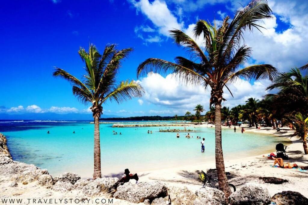 Gite Cajou Dans Jardin Tropical Ventile A Sainte-Anne מראה חיצוני תמונה